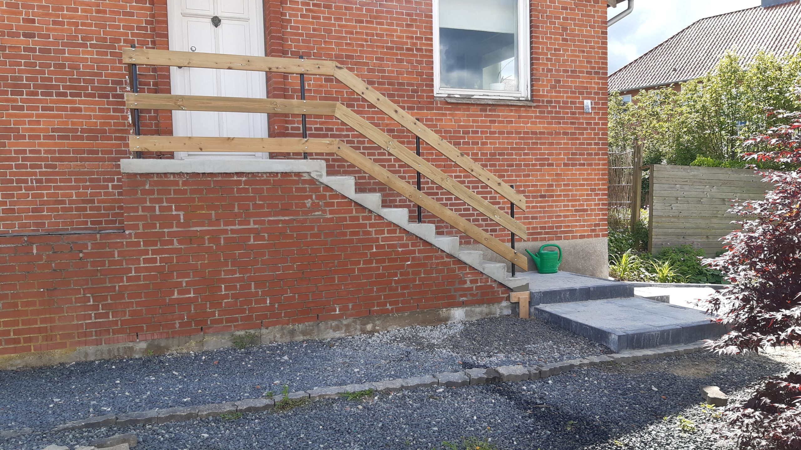 Montering af nyt trappegelænder i Randers af Din lokale AltmuligMand v/søren mejborn